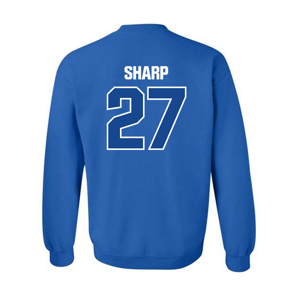 Hampton - NCAA Football : Larrell Sharp - Classic Shersey Crewneck Sweatshirt-1