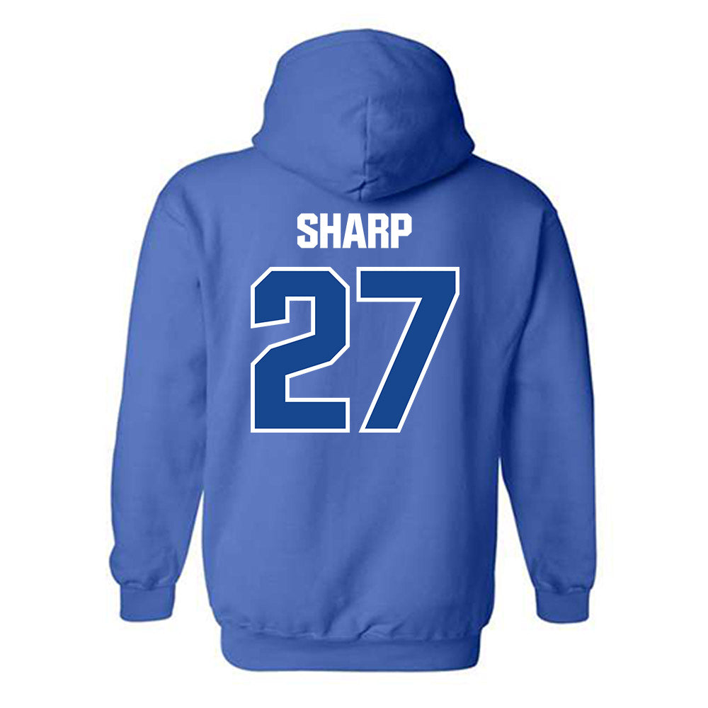 Hampton - NCAA Football : Larrell Sharp - Classic Shersey Hooded Sweatshirt-1