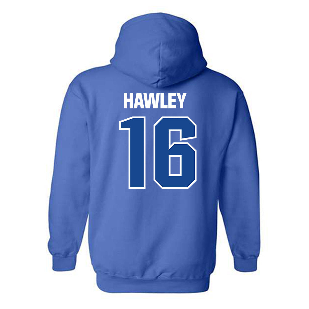Hampton - NCAA Football : Joshua Hawley - Classic Shersey Hooded Sweatshirt-1