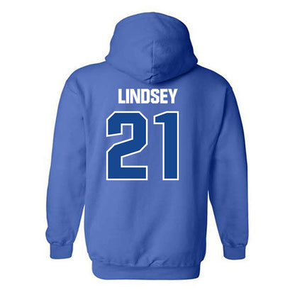 Hampton - NCAA Football : JaSean Lindsey - Classic Shersey Hooded Sweatshirt-1
