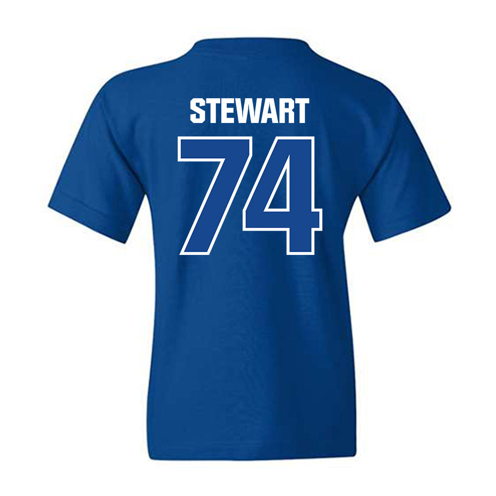 Hampton - NCAA Football : Damaurius Stewart - Classic Shersey Youth T-Shirt-1