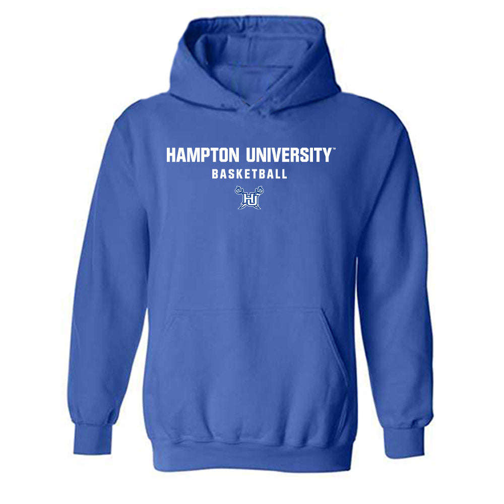 Hampton - NCAA Men's Basketball : Kody Williams - Classic Shersey Hooded Sweatshirt-0