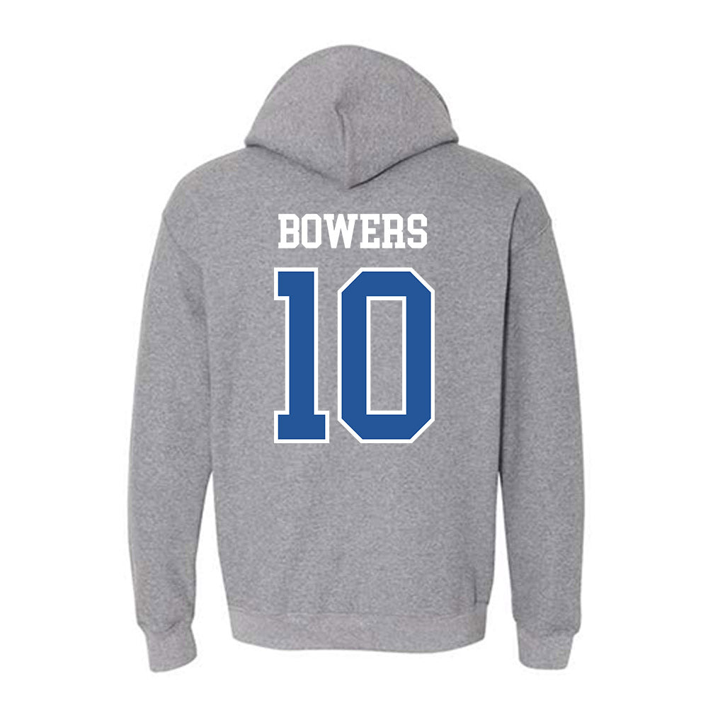 Hampton - NCAA Women's Basketball : Jeniya Bowers - Classic Shersey Hooded Sweatshirt-1