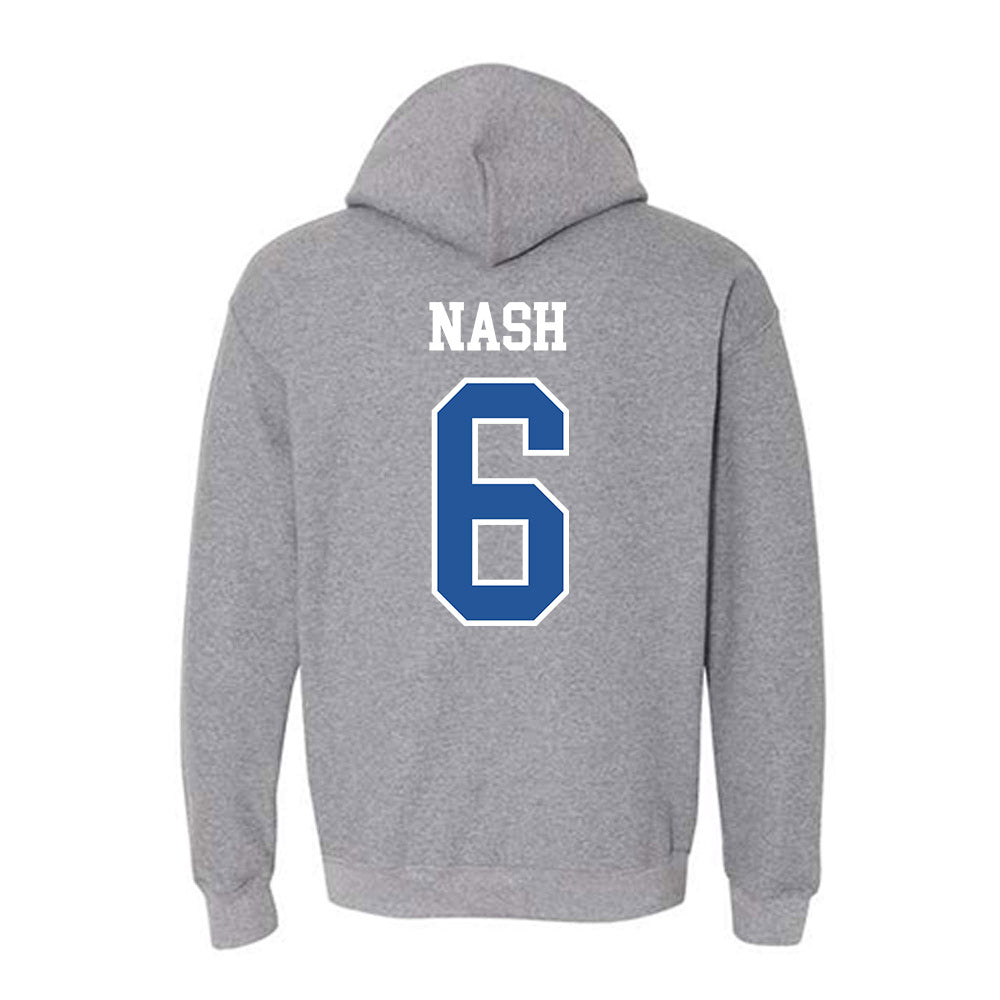 Hampton - NCAA Football : Marcellus Nash - Classic Shersey Hooded Sweatshirt-1