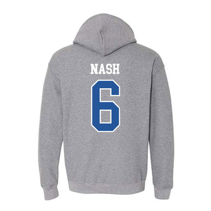 Hampton - NCAA Football : Marcellus Nash - Classic Shersey Hooded Sweatshirt-1