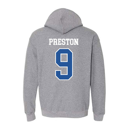 Hampton - NCAA Men's Basketball : William Preston - Classic Shersey Hooded Sweatshirt-1