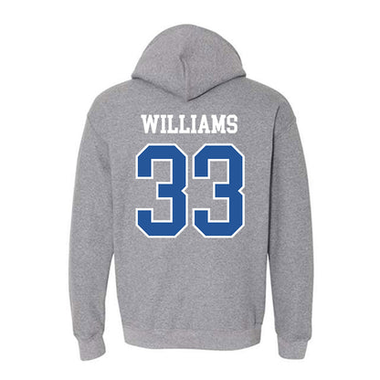 Hampton - NCAA Football : Zane Williams - Classic Shersey Hooded Sweatshirt-1