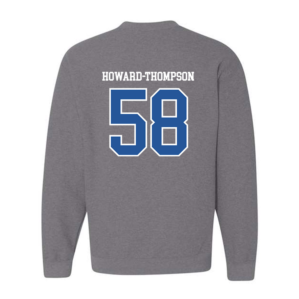 Hampton - NCAA Football : Tyher Howard-Thompson - Classic Shersey Crewneck Sweatshirt-1