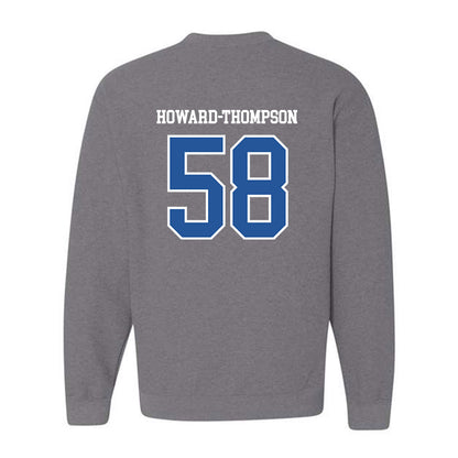 Hampton - NCAA Football : Tyher Howard-Thompson - Classic Shersey Crewneck Sweatshirt-1