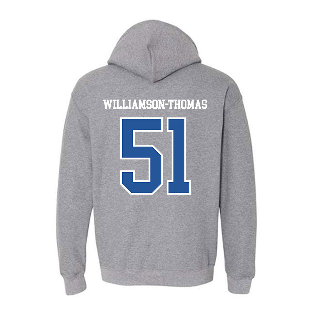 Hampton - NCAA Football : Jalen Williamson-Thomas - Classic Shersey Hooded Sweatshirt-1