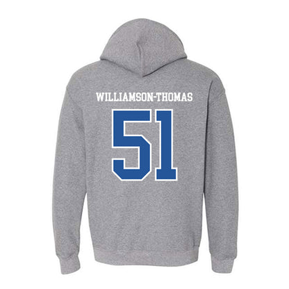 Hampton - NCAA Football : Jalen Williamson-Thomas - Classic Shersey Hooded Sweatshirt-1