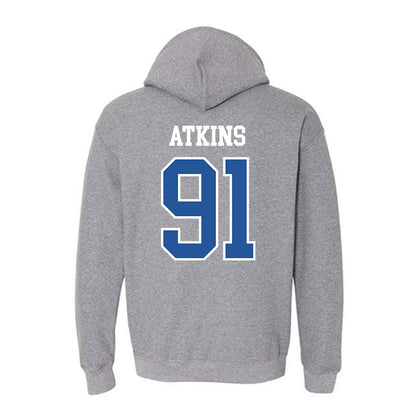 Hampton - NCAA Football : Aaron Atkins - Classic Shersey Hooded Sweatshirt-1
