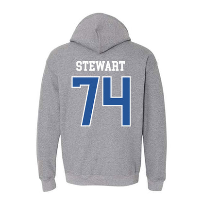 Hampton - NCAA Football : Damaurius Stewart - Classic Shersey Hooded Sweatshirt-1