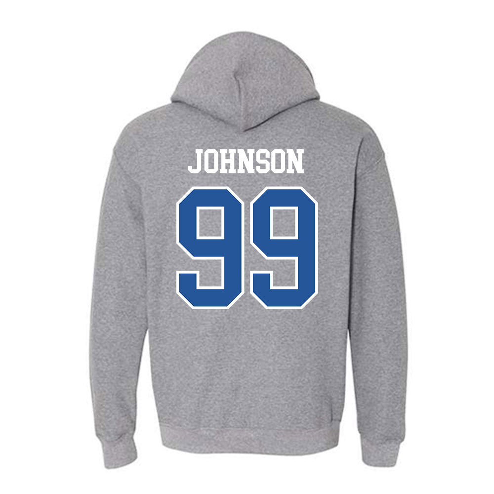 Hampton - NCAA Football : Javen Johnson - Classic Shersey Hooded Sweatshirt-1