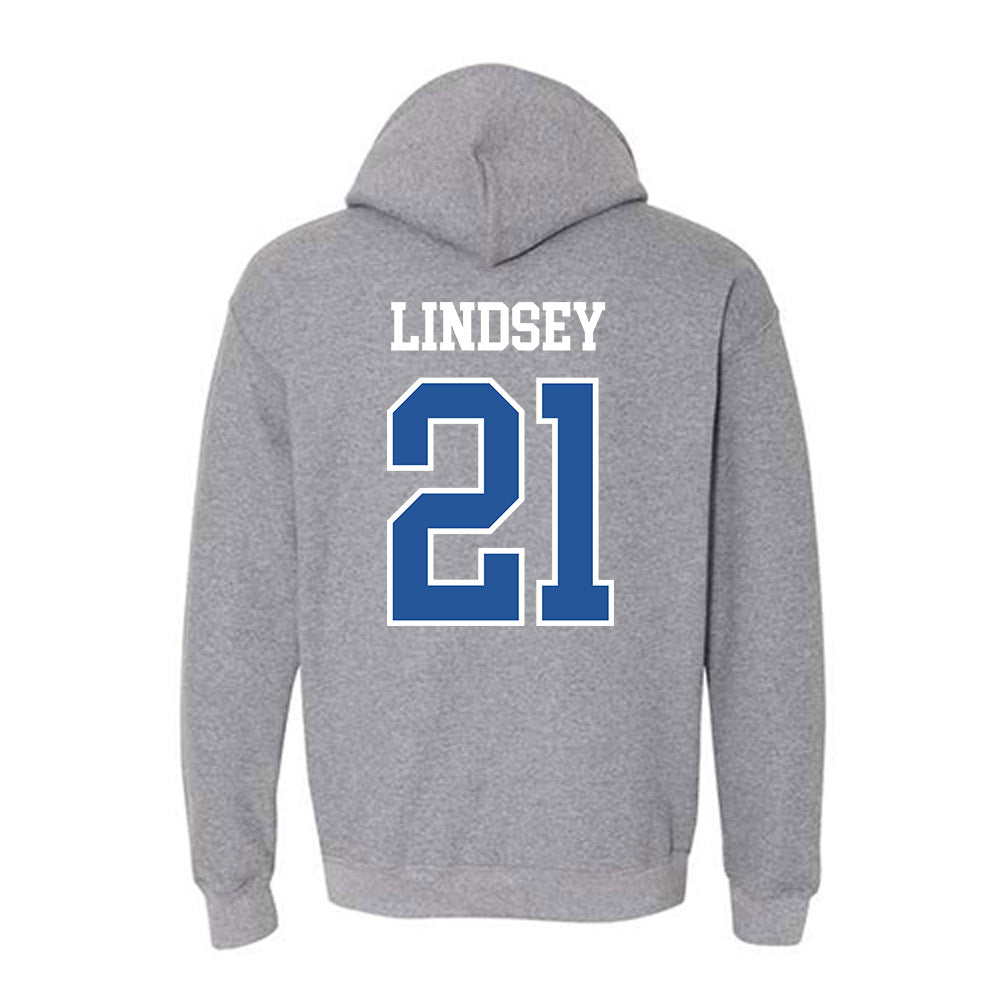 Hampton - NCAA Football : JaSean Lindsey - Classic Shersey Hooded Sweatshirt-1