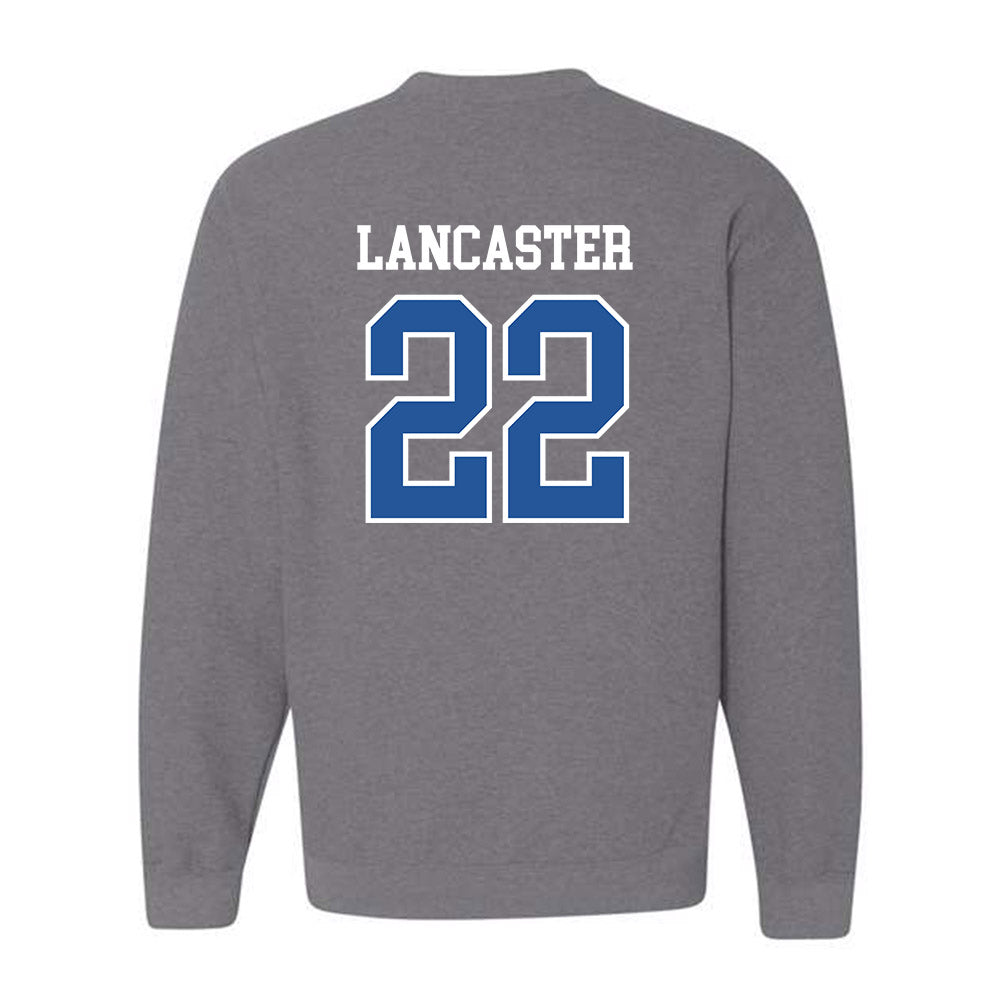 Hampton - NCAA Men's Lacrosse : Miles Lancaster - Classic Shersey Crewneck Sweatshirt-1