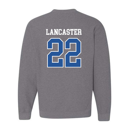 Hampton - NCAA Men's Lacrosse : Miles Lancaster - Classic Shersey Crewneck Sweatshirt-1