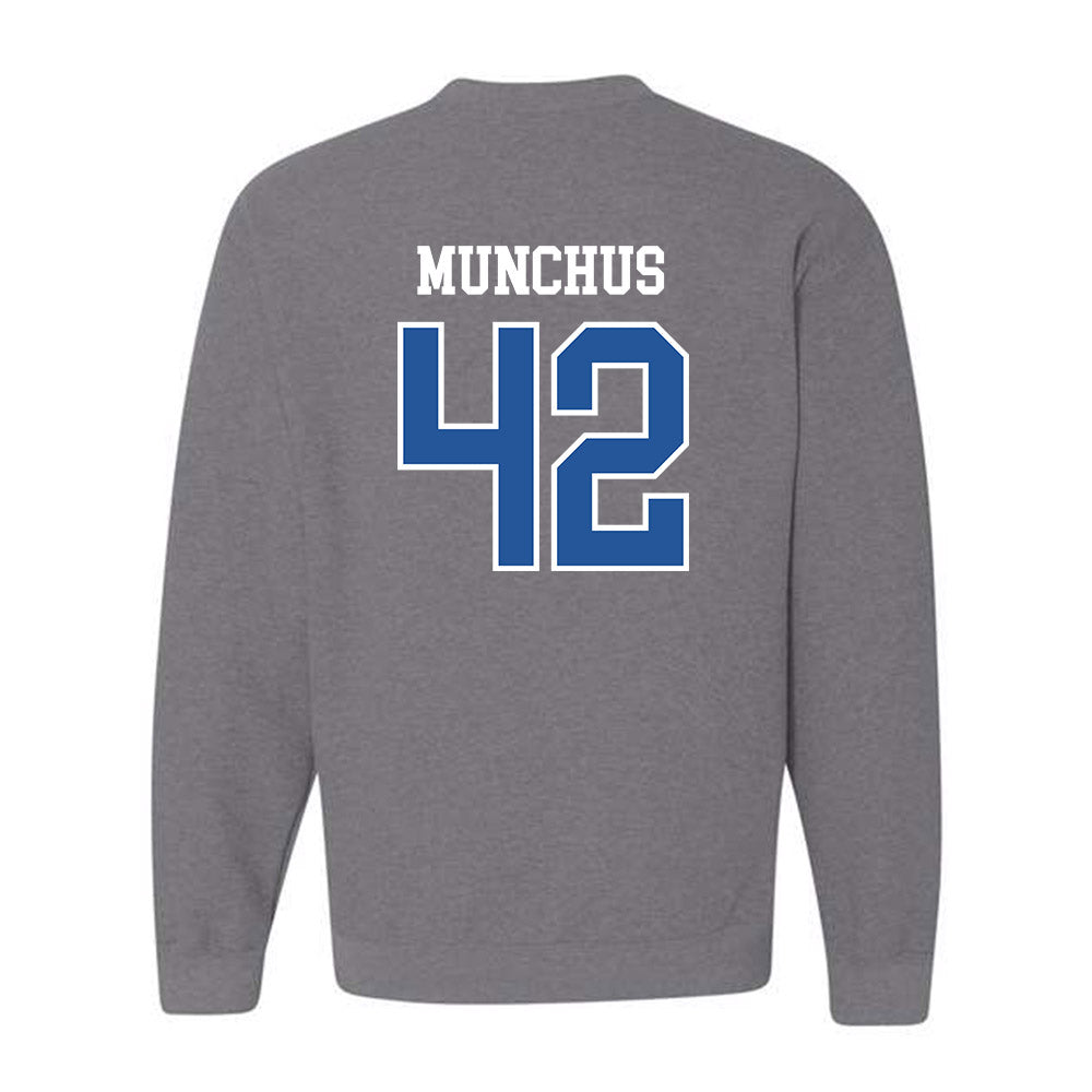 Hampton - NCAA Men's Lacrosse : Dylan Munchus - Classic Shersey Crewneck Sweatshirt-1