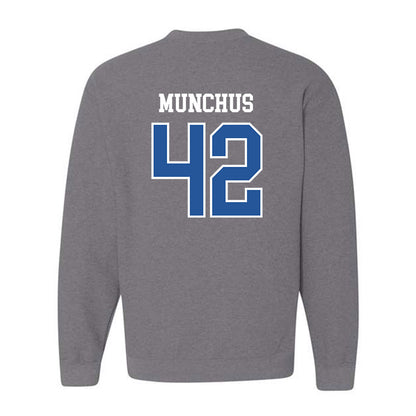 Hampton - NCAA Men's Lacrosse : Dylan Munchus - Classic Shersey Crewneck Sweatshirt-1