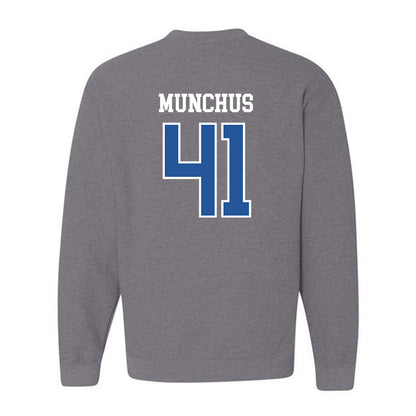 Hampton - NCAA Men's Lacrosse : Davis Munchus - Classic Shersey Crewneck Sweatshirt-1