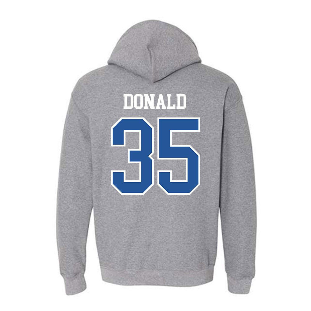 Hampton - NCAA Football : Kam Donald - Classic Shersey Hooded Sweatshirt-1