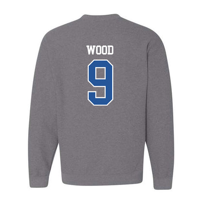 Hampton - NCAA Men's Lacrosse : Maliik Wood - Classic Shersey Crewneck Sweatshirt-1