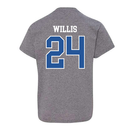 Hampton - NCAA Football : Marqwae Willis - Classic Shersey Youth T-Shirt-1