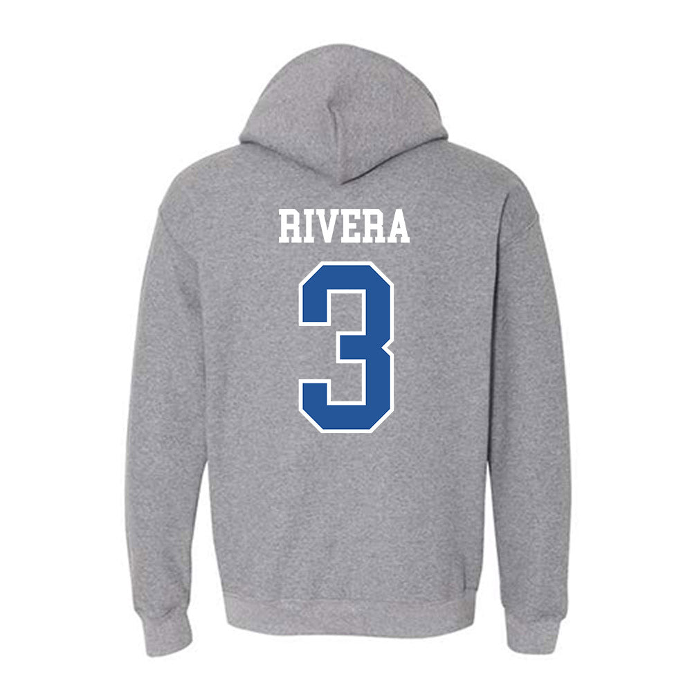 Hampton - NCAA Women's Basketball : Nilah Rivera - Classic Shersey Hooded Sweatshirt-1
