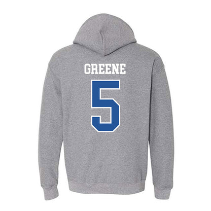 Hampton - NCAA Men's Lacrosse : James Greene - Classic Shersey Hooded Sweatshirt-1