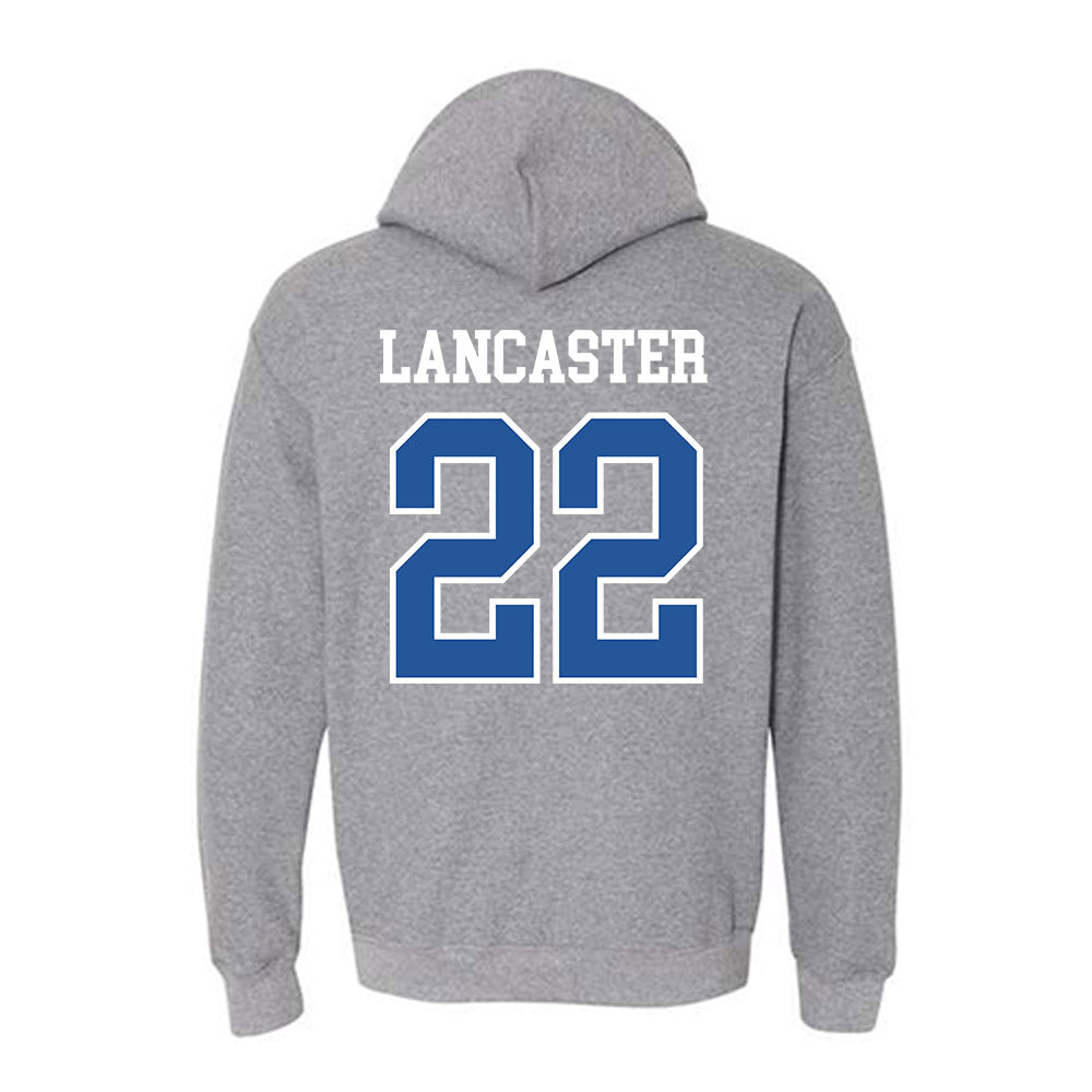 Hampton - NCAA Men's Lacrosse : Miles Lancaster - Classic Shersey Hooded Sweatshirt-1