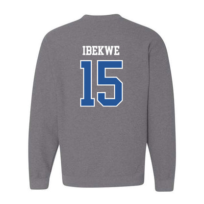 Hampton - NCAA Men's Basketball : Zion Ibekwe - Classic Shersey Crewneck Sweatshirt-1