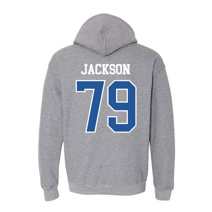 Hampton - NCAA Football : Collen Jackson - Classic Shersey Hooded Sweatshirt-1