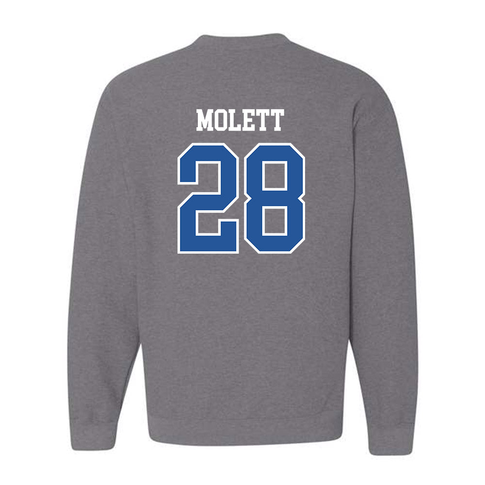 Hampton - NCAA Football : Kyle Molett - Classic Shersey Crewneck Sweatshirt-1