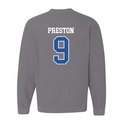 Hampton - NCAA Men's Basketball : William Preston - Classic Shersey Crewneck Sweatshirt-1