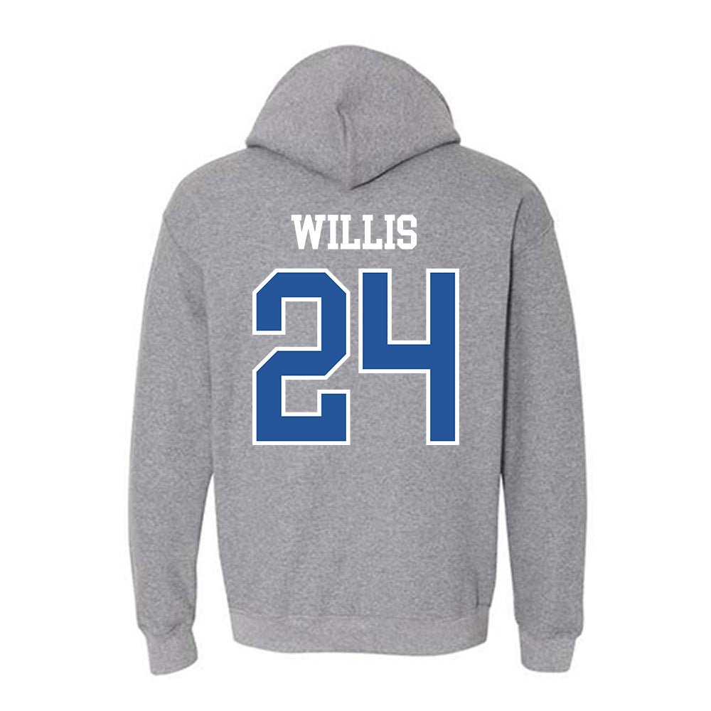 Hampton - NCAA Football : Marqwae Willis - Classic Shersey Hooded Sweatshirt-1