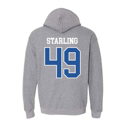 Hampton - NCAA Football : Brett Starling - Classic Shersey Hooded Sweatshirt-1