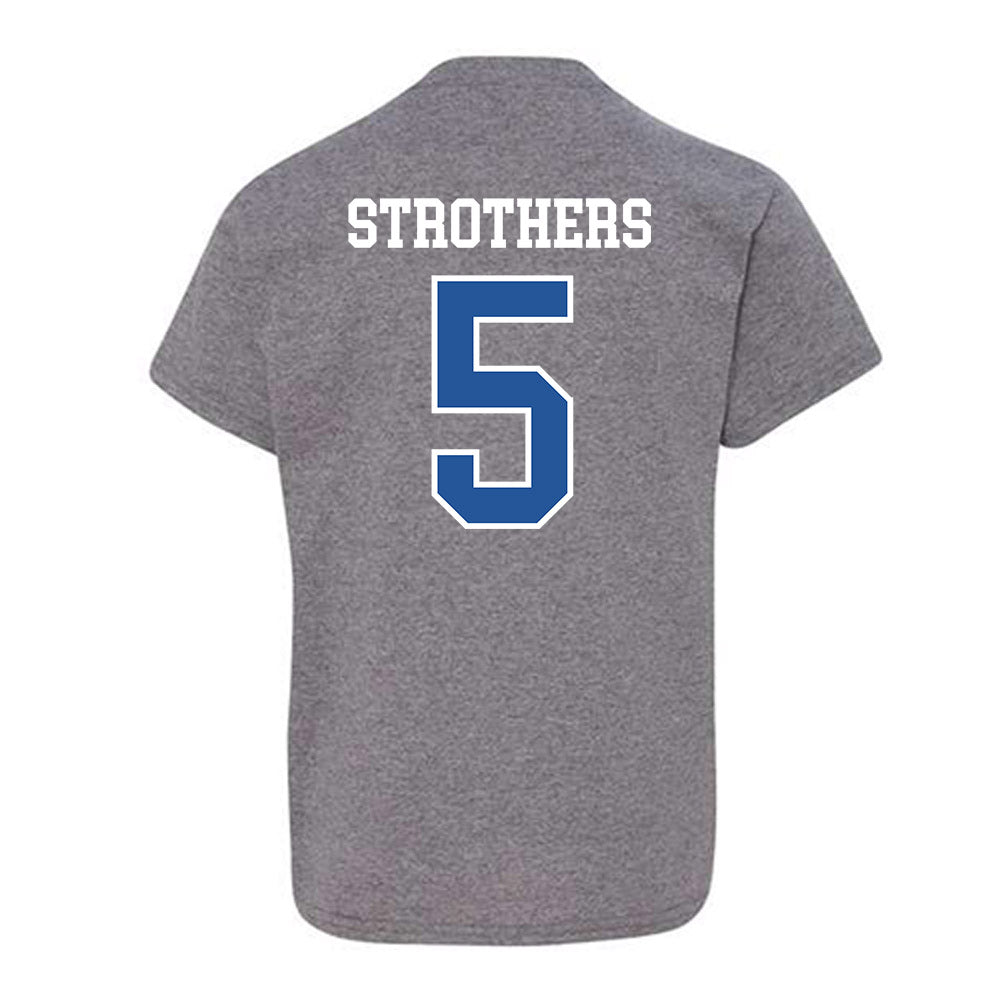 Hampton - NCAA Men's Basketball : Etienne Strothers - Classic Shersey Youth T-Shirt-1