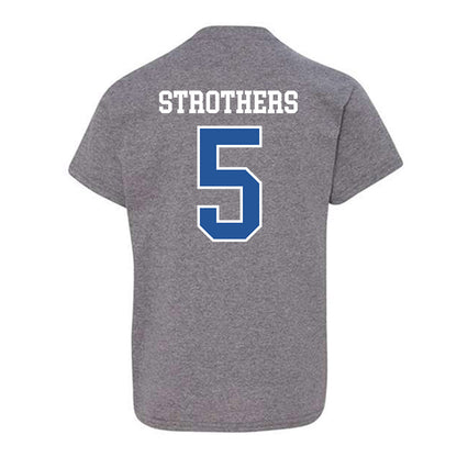 Hampton - NCAA Men's Basketball : Etienne Strothers - Classic Shersey Youth T-Shirt-1