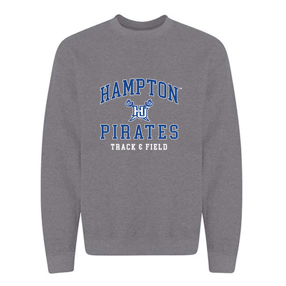 Hampton - NCAA Women's Track & Field : Arriah Gilmer - Classic Shersey Crewneck Sweatshirt-0