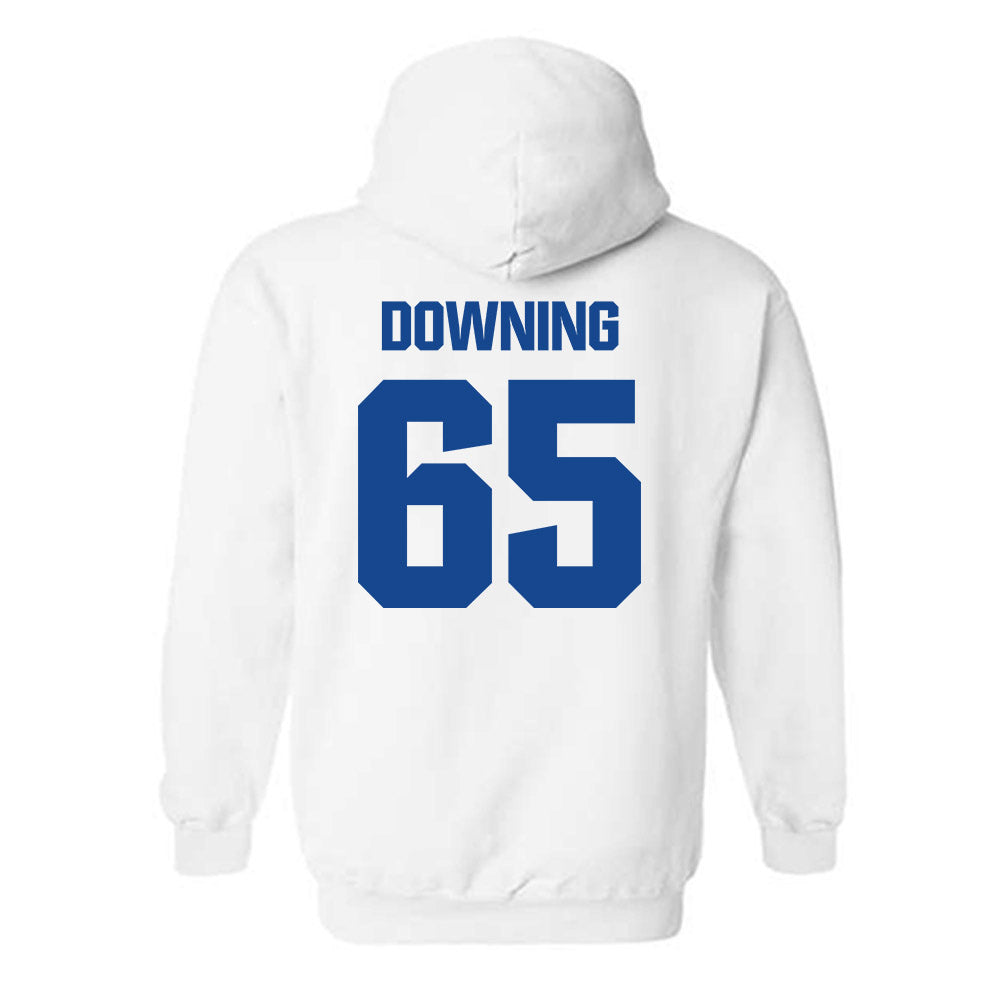 Hampton - NCAA Football : Josiah Downing - Classic Shersey Hooded Sweatshirt-1
