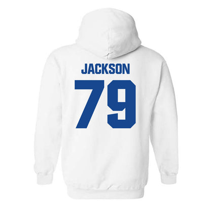 Hampton - NCAA Football : Collen Jackson - Classic Shersey Hooded Sweatshirt-1