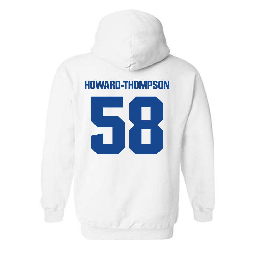 Hampton - NCAA Football : Tyher Howard-Thompson - Classic Shersey Hooded Sweatshirt-1