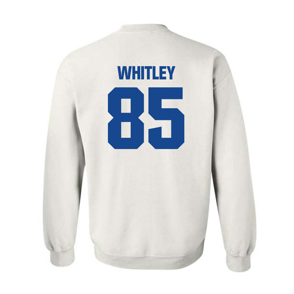 Hampton - NCAA Football : Mason Whitley - Classic Shersey Crewneck Sweatshirt-1