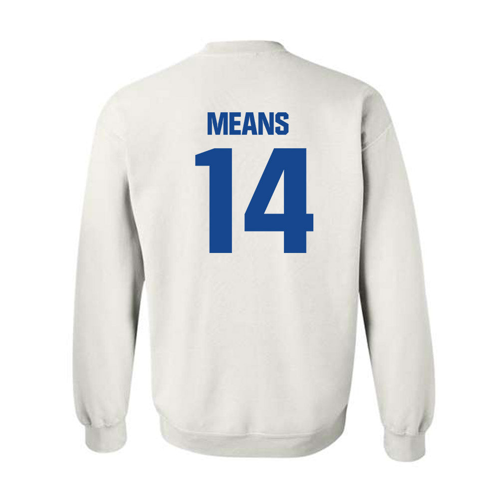 Hampton - NCAA Football : Nare Means - Classic Shersey Crewneck Sweatshirt-1