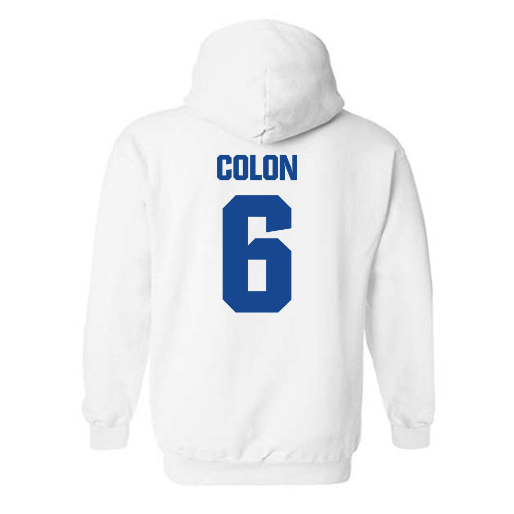 Hampton - NCAA Football : Noah Colon - Classic Shersey Hooded Sweatshirt-1