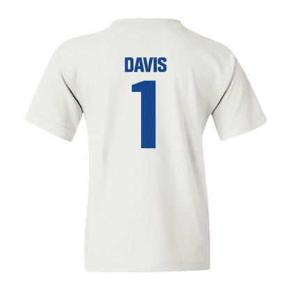 Hampton - NCAA Men's Basketball : Aaron Davis - Classic Shersey Youth T-Shirt-1