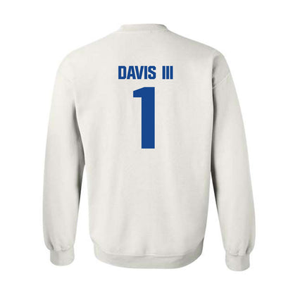 Hampton - NCAA Men's Basketball : Aaron Davis III - Classic Shersey Crewneck Sweatshirt-1