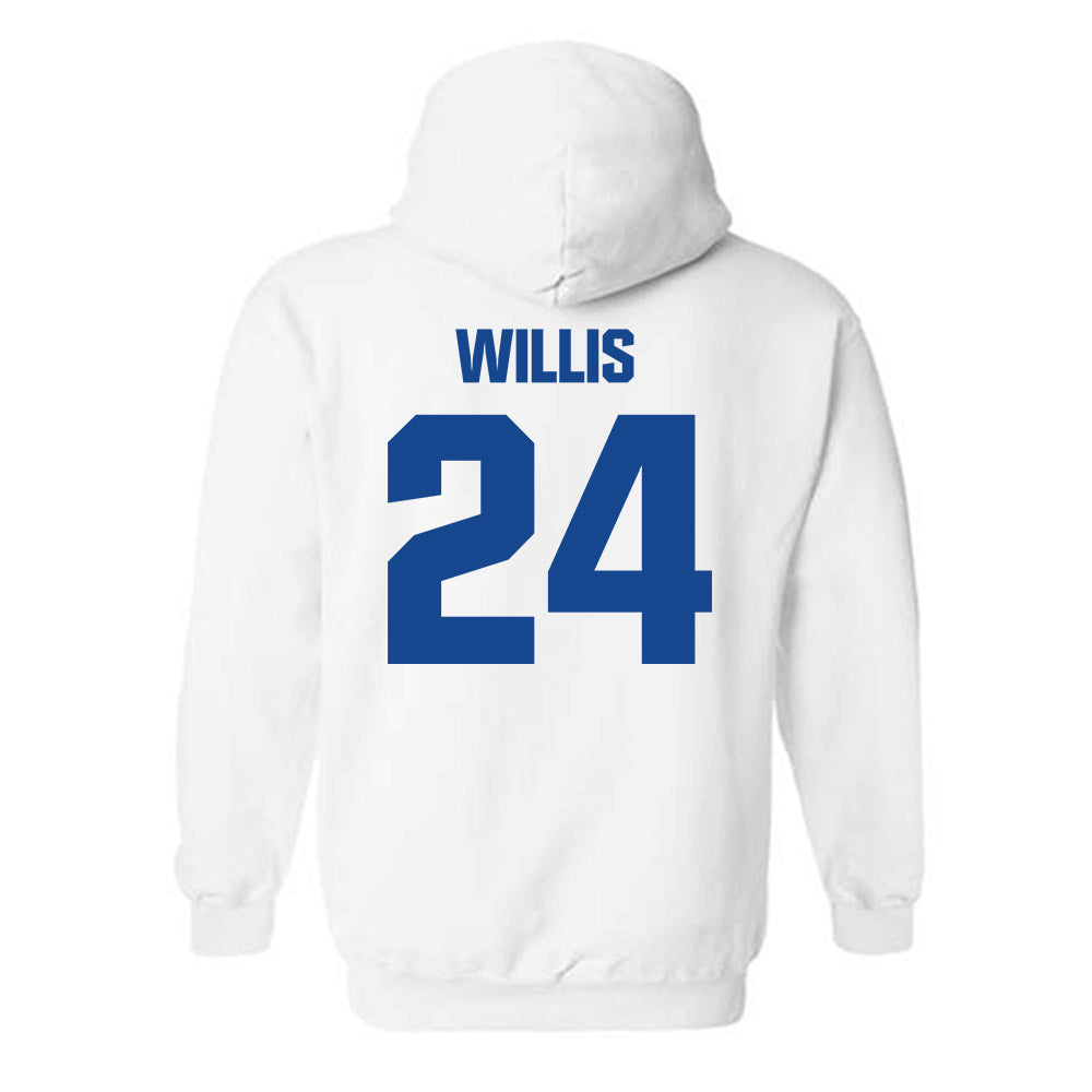 Hampton - NCAA Football : Marqwae Willis - Classic Shersey Hooded Sweatshirt-1