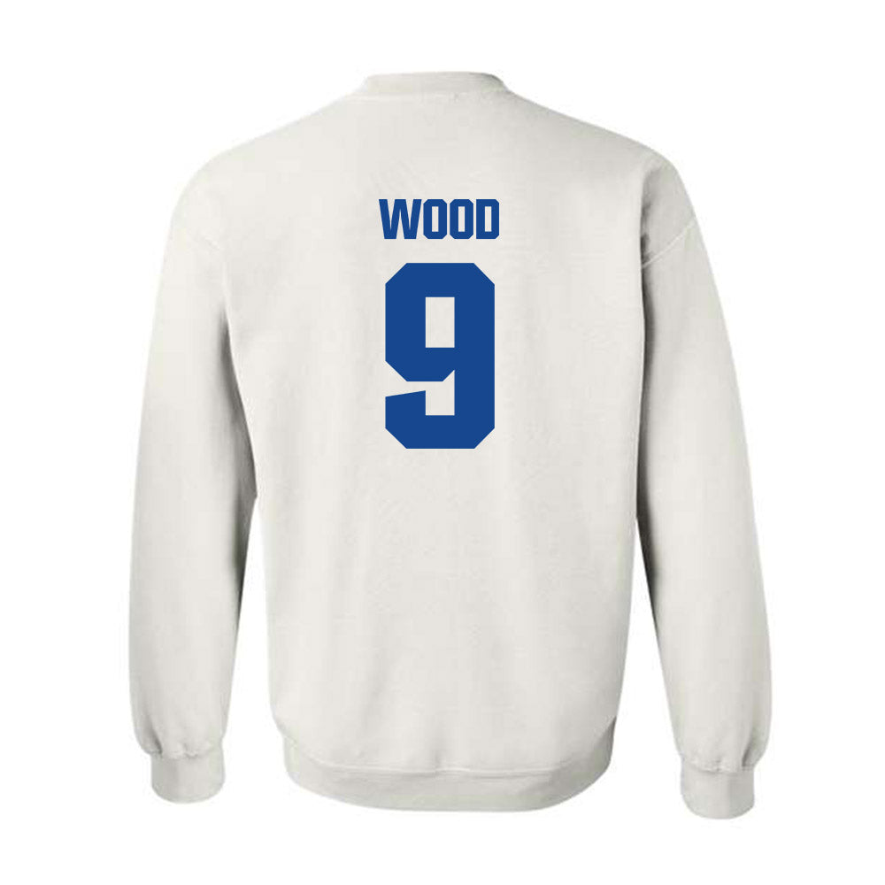 Hampton - NCAA Men's Lacrosse : Maliik Wood - Classic Shersey Crewneck Sweatshirt-1