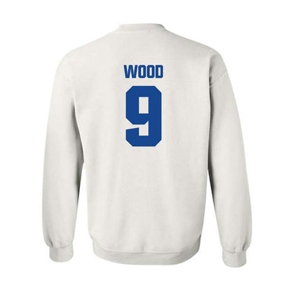 Hampton - NCAA Men's Lacrosse : Maliik Wood - Classic Shersey Crewneck Sweatshirt-1